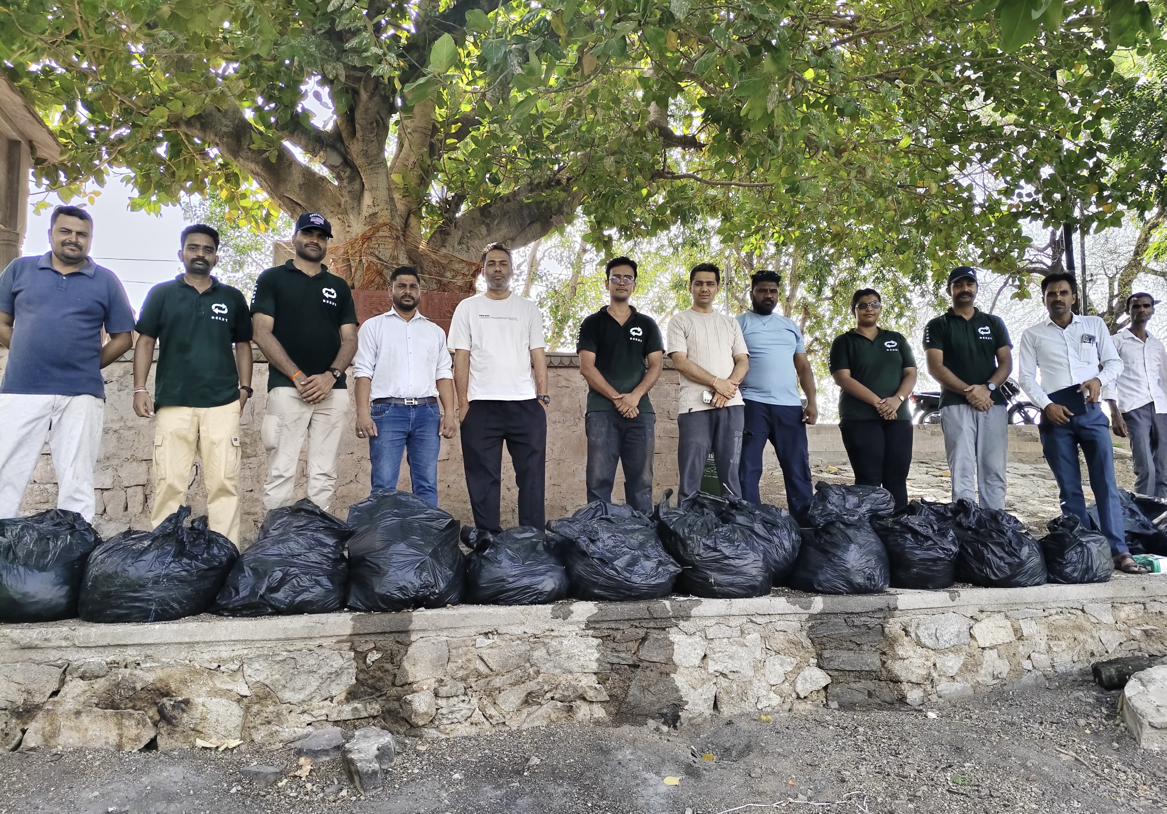 Community Plastic Cleanup Drive — field photo