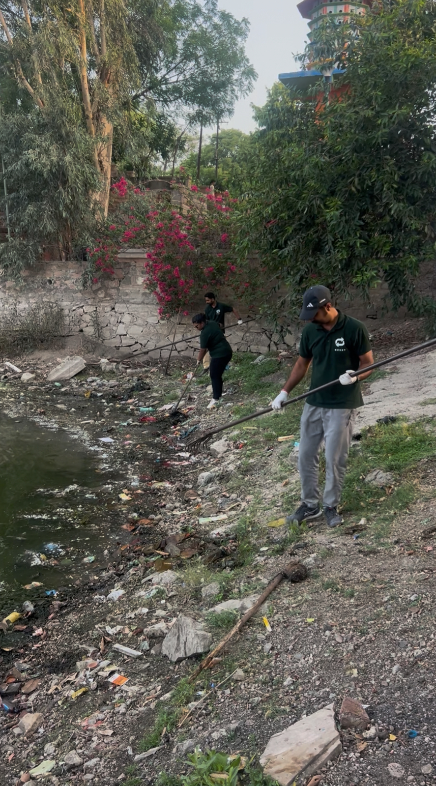 Community Plastic Cleanup Drive — field photo