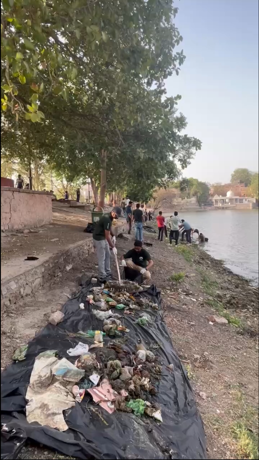 Community Plastic Cleanup Drive — field photo