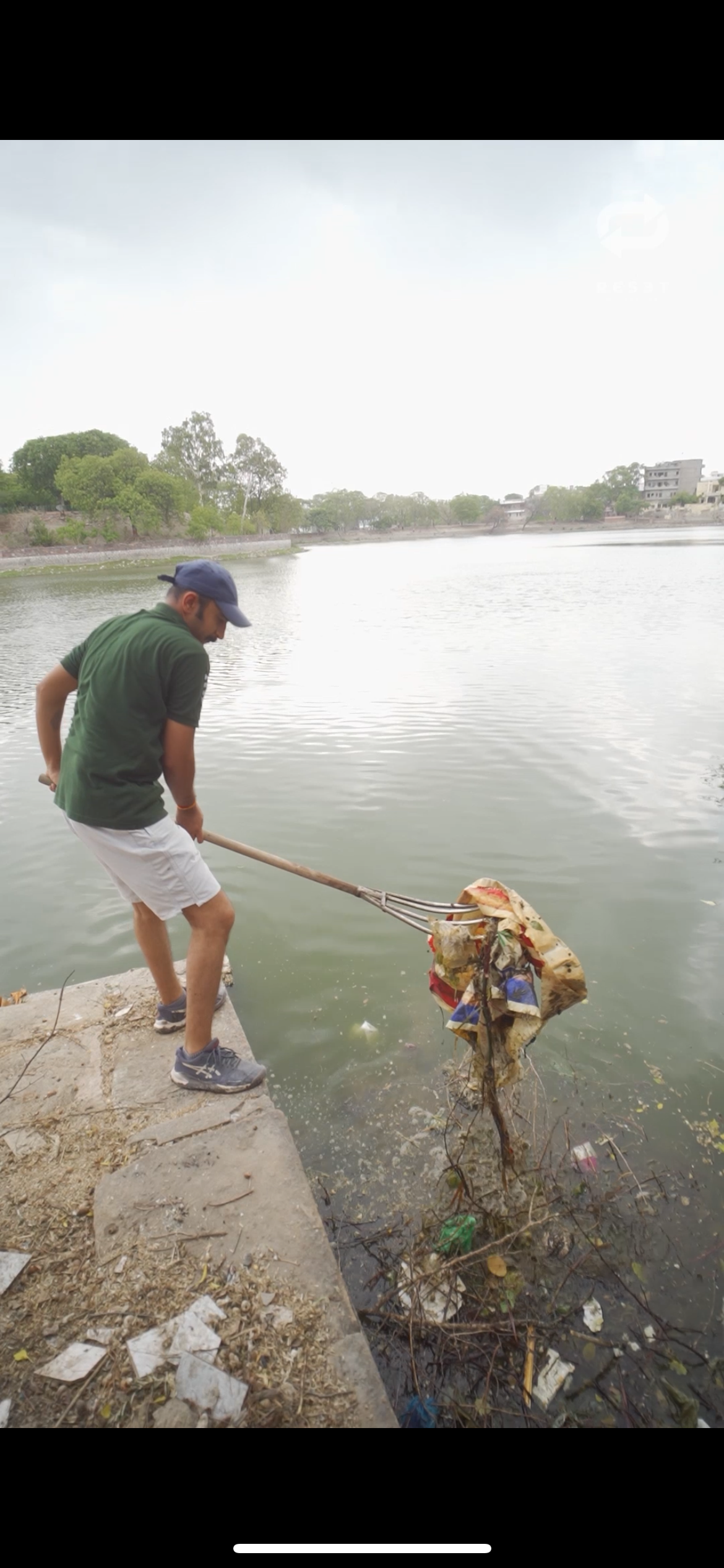 Community Plastic Cleanup Drive — field photo
