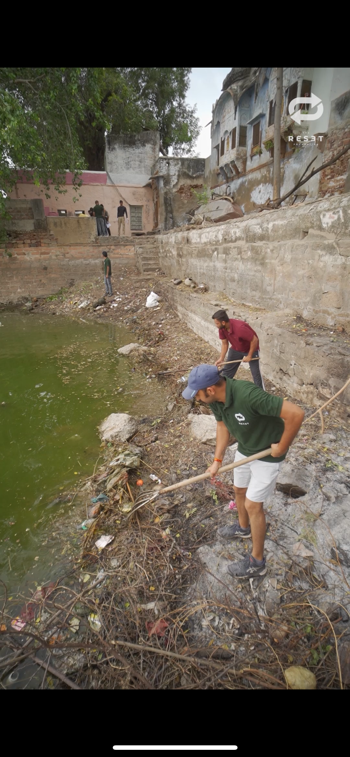 Community Plastic Cleanup Drive — field photo