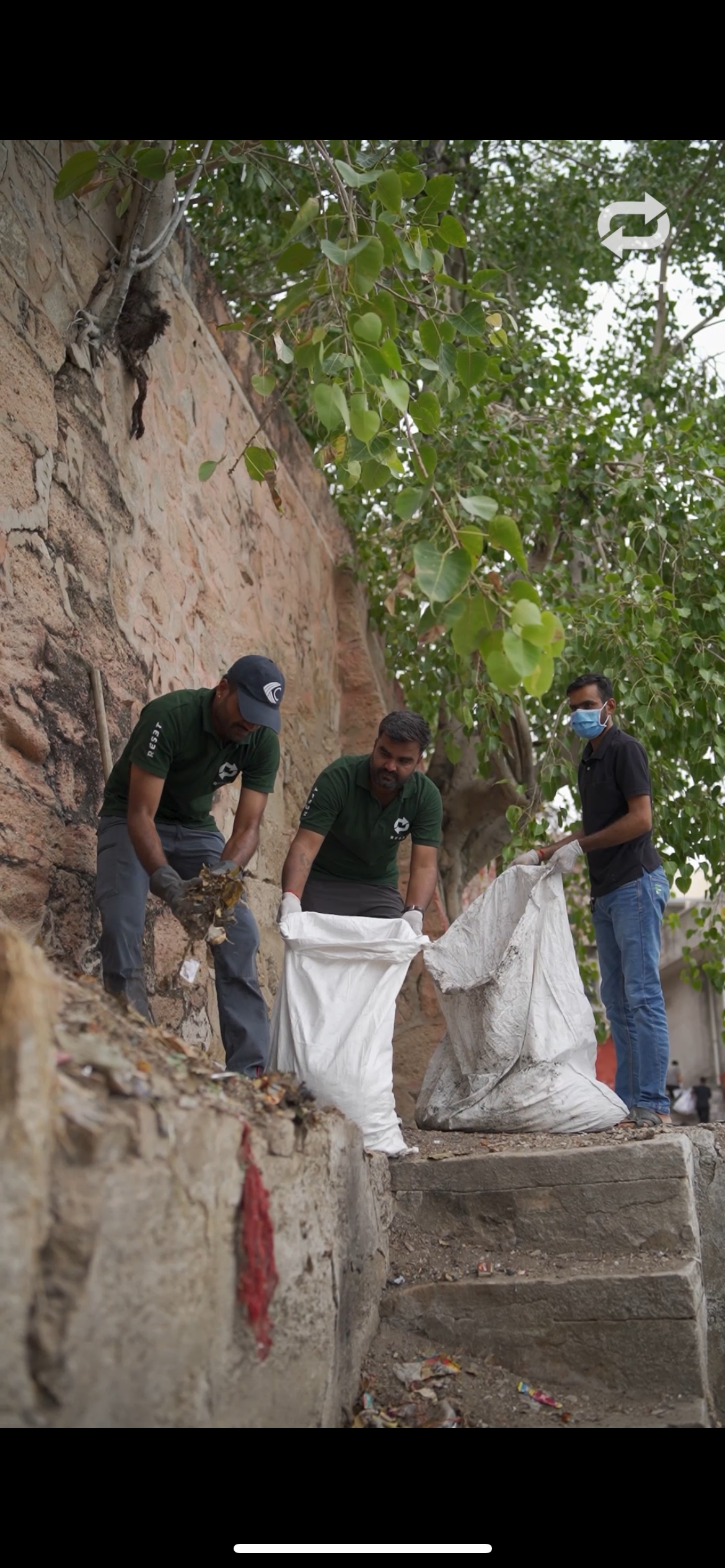 Community Plastic Cleanup Drive — field photo