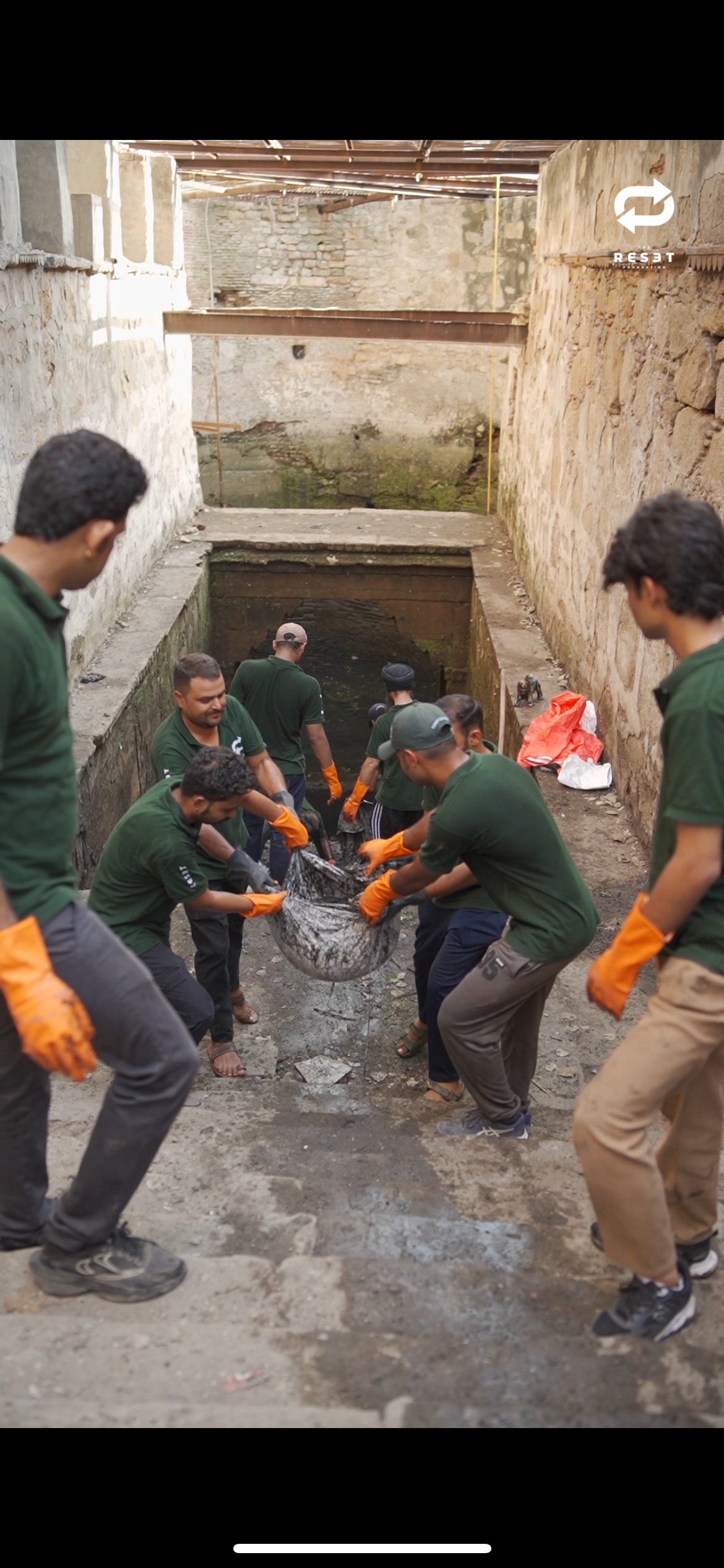 Community Plastic Cleanup Drive — field photo