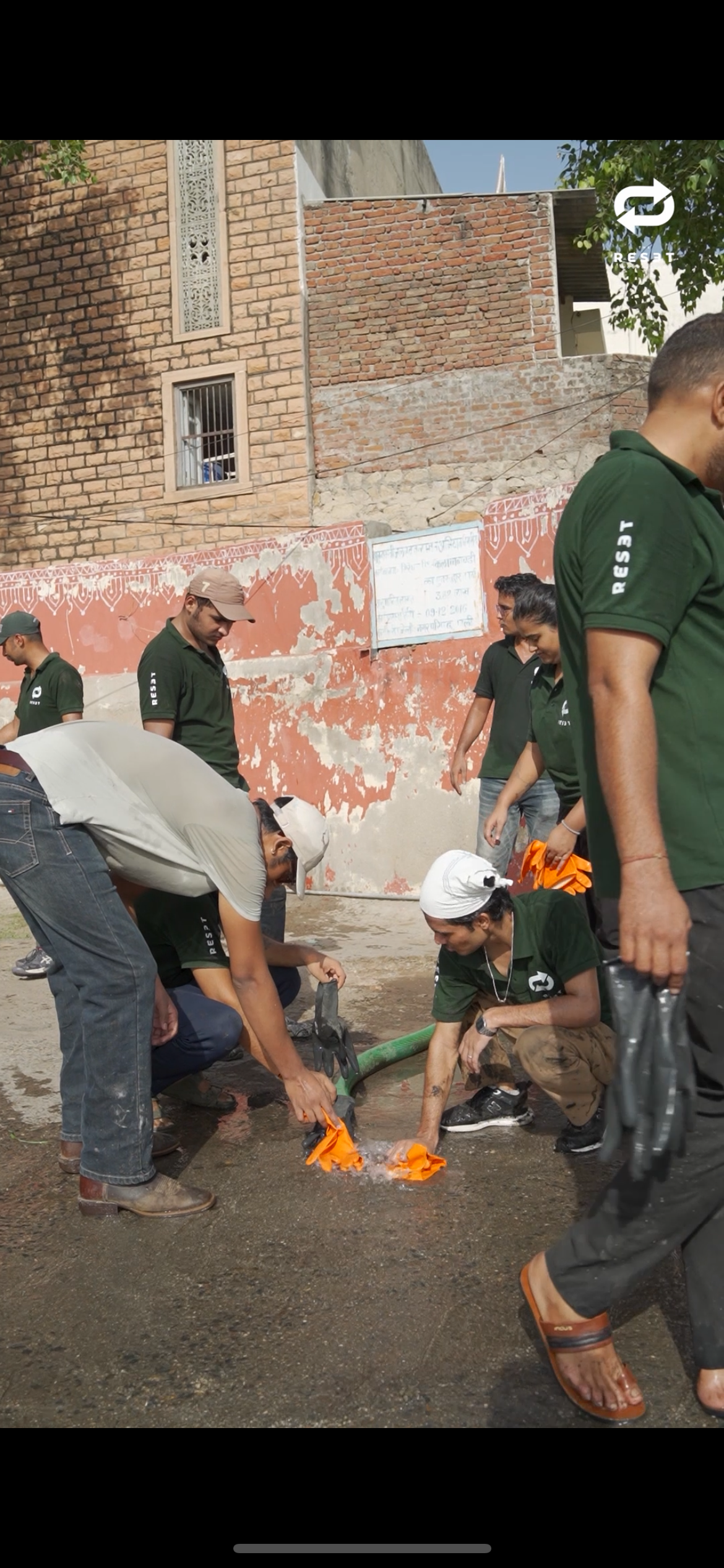 Community Plastic Cleanup Drive — field photo