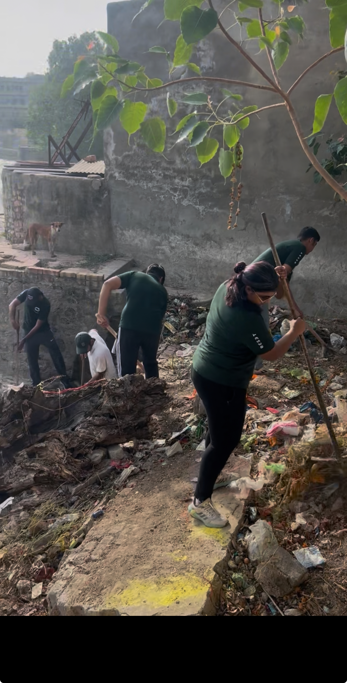 Community Plastic Cleanup Drive — field photo